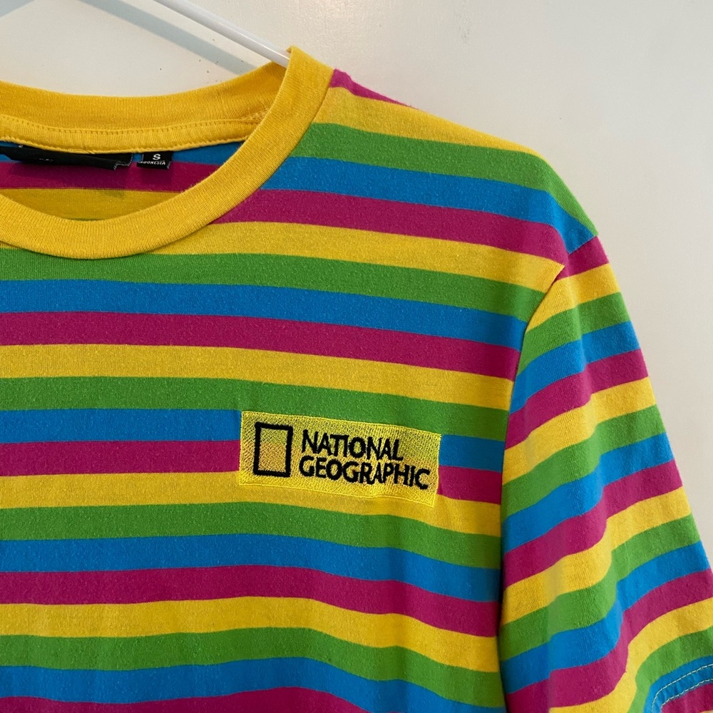 Colorful National Geographic men T Shirt